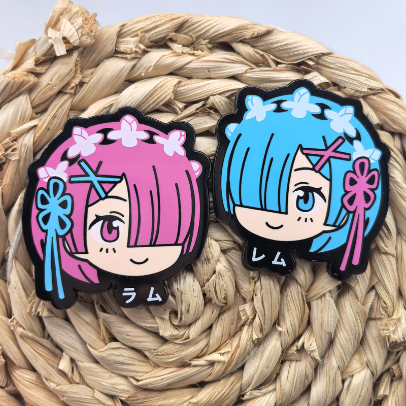 Japan Lifestyle - Lencana Logam Ram Rem Anime Re:Life