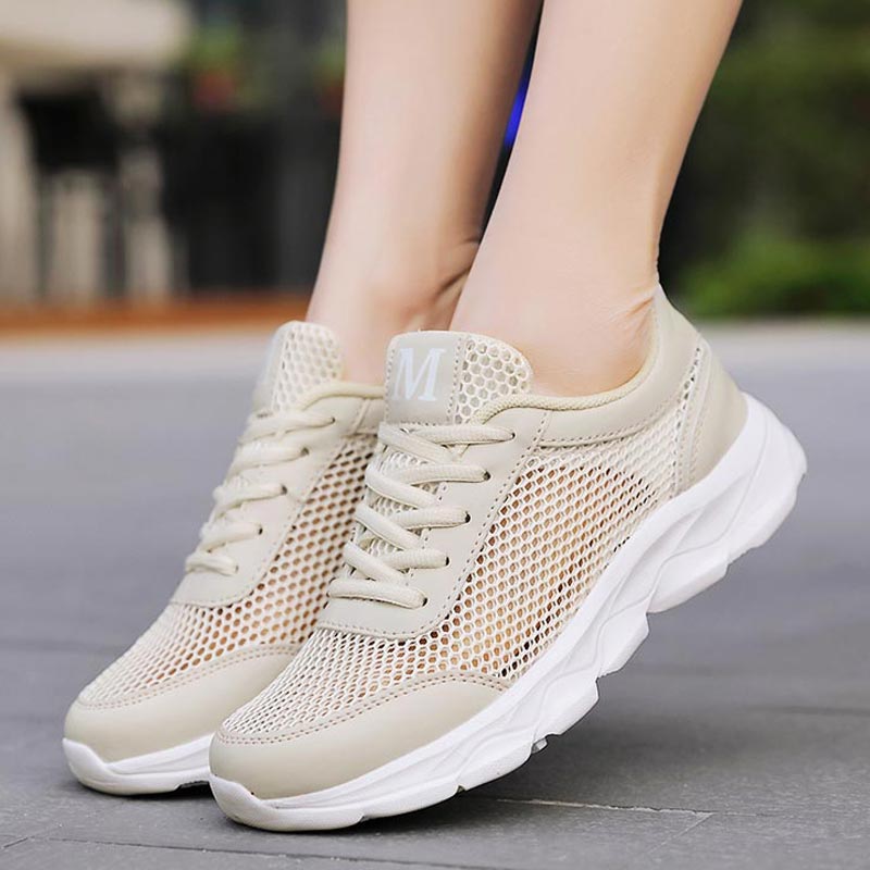 Japanese Lifestyle Shop - Musim Panas Bernapas Sepatu Wanita Mesh
