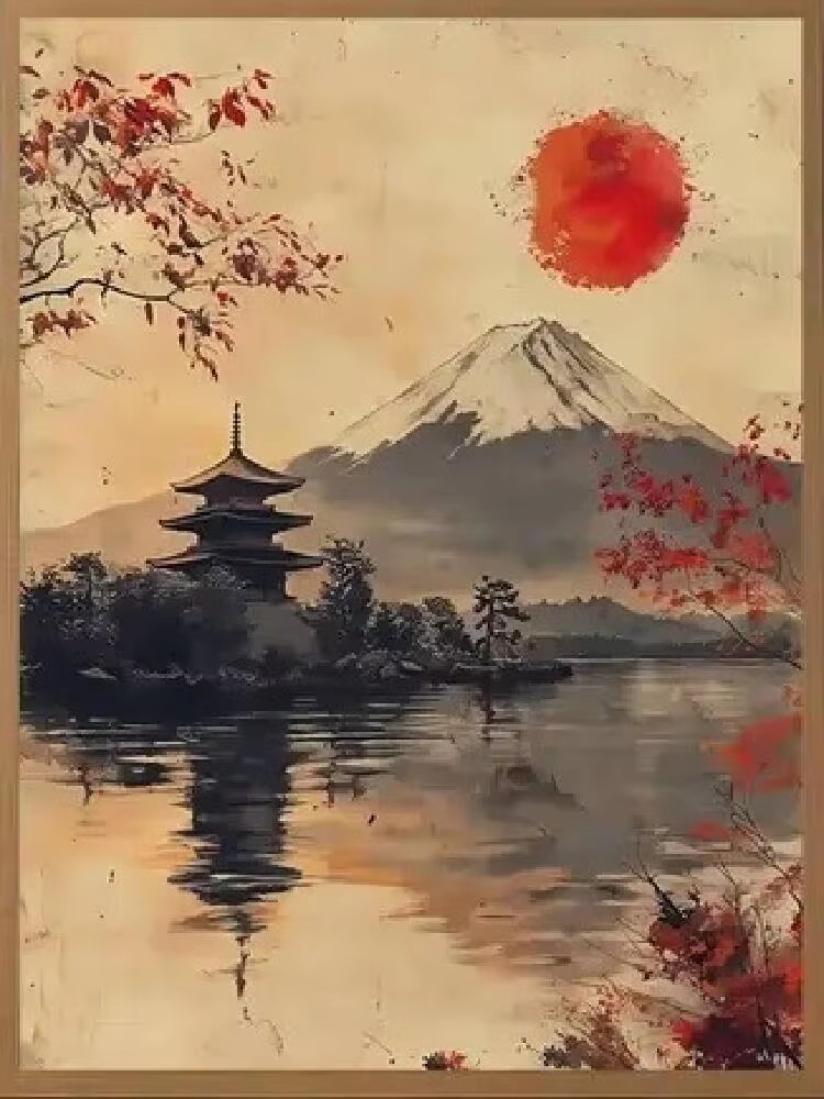 Japanese Lifestyle Movie - Lukisan Minyak Berdasar Angka Gaya Jepang