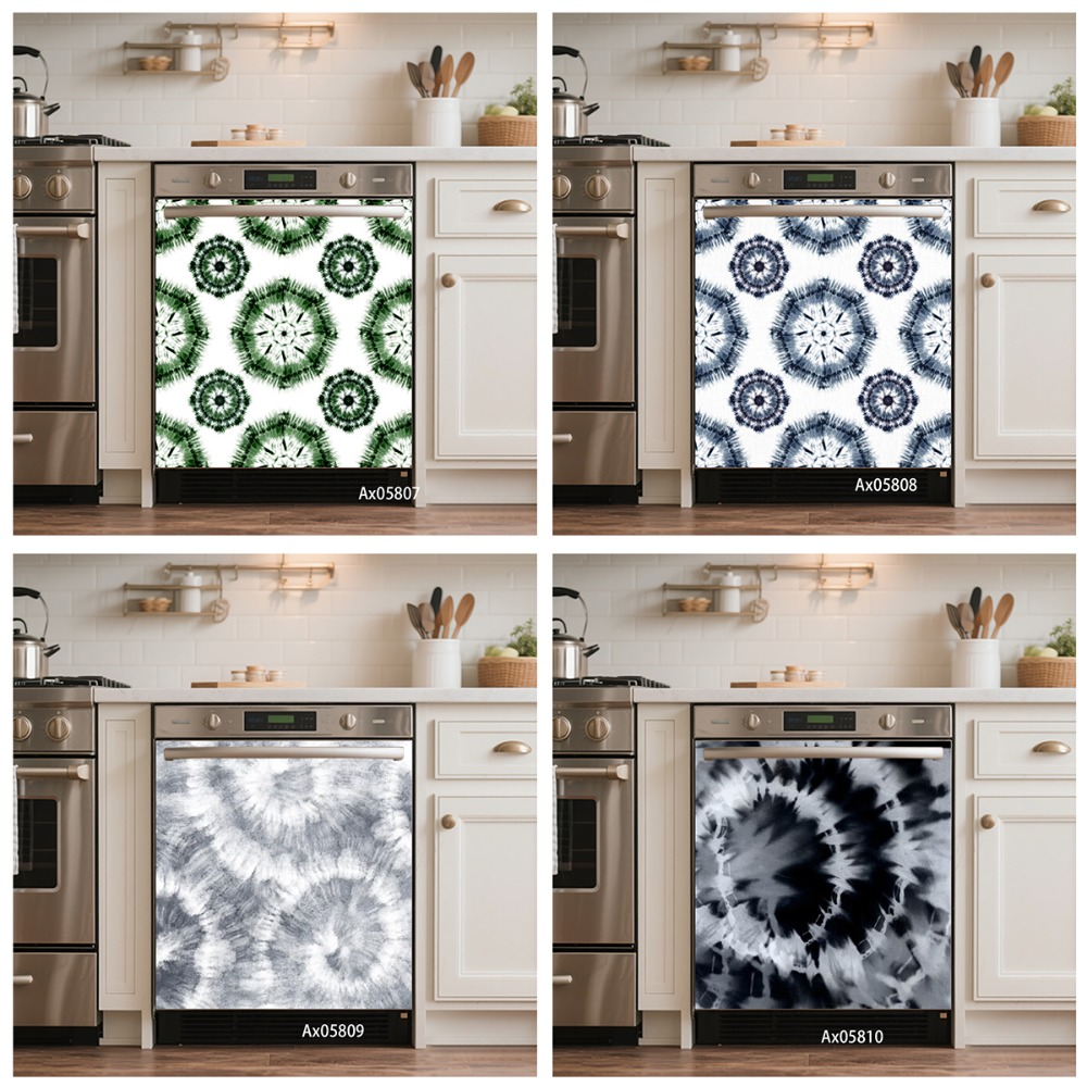 Shibori Tie Dye - Stiker Pencuci Piring Mandala Tie Dye