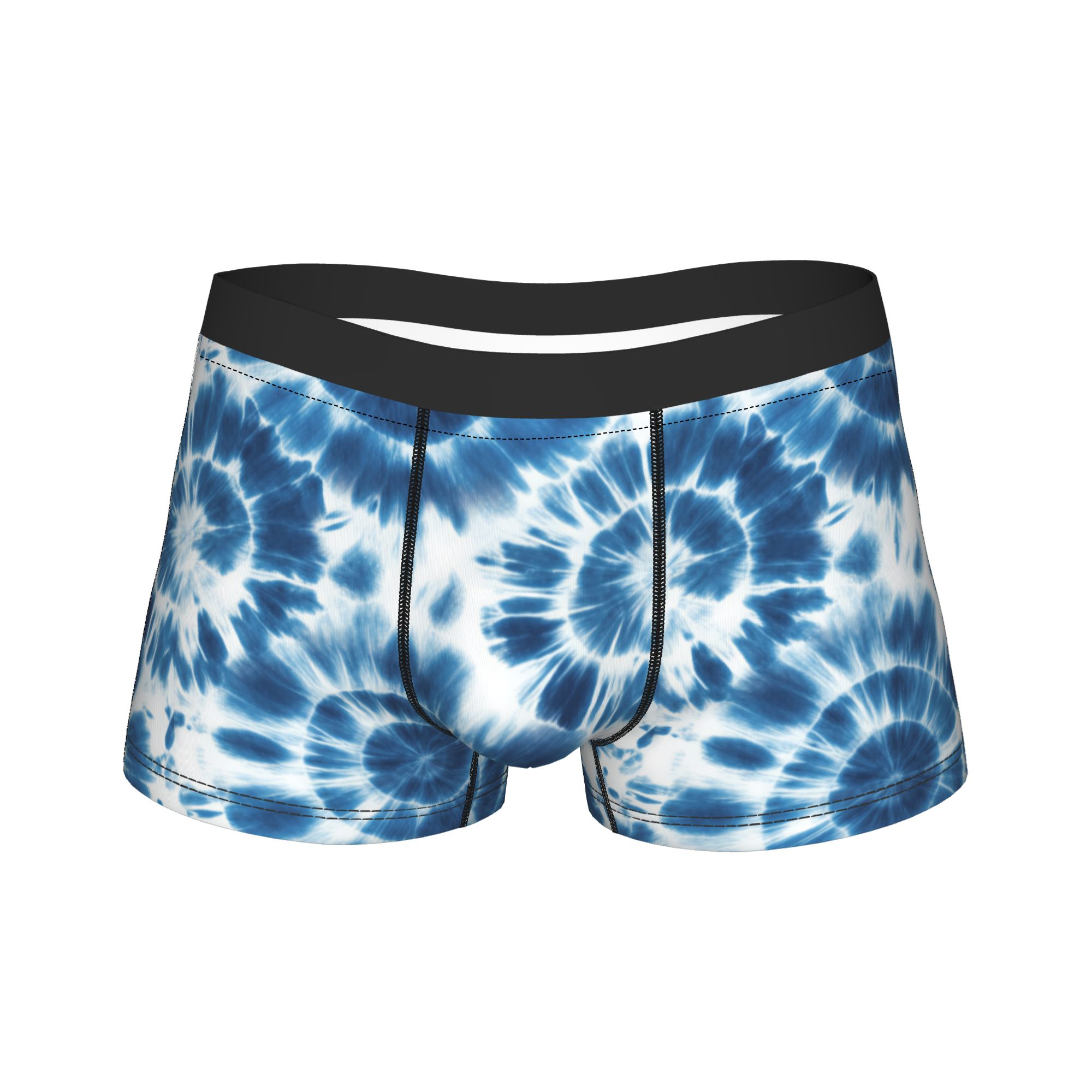 Shibori Tie Dye - Celana Boxer Polos Motif Shibori Tie