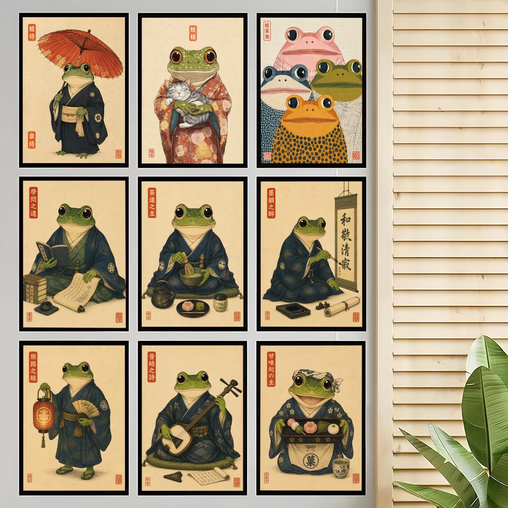 Japanese Culture Lifestyle - Poster Gaya Hidup Katak Budaya Jepang