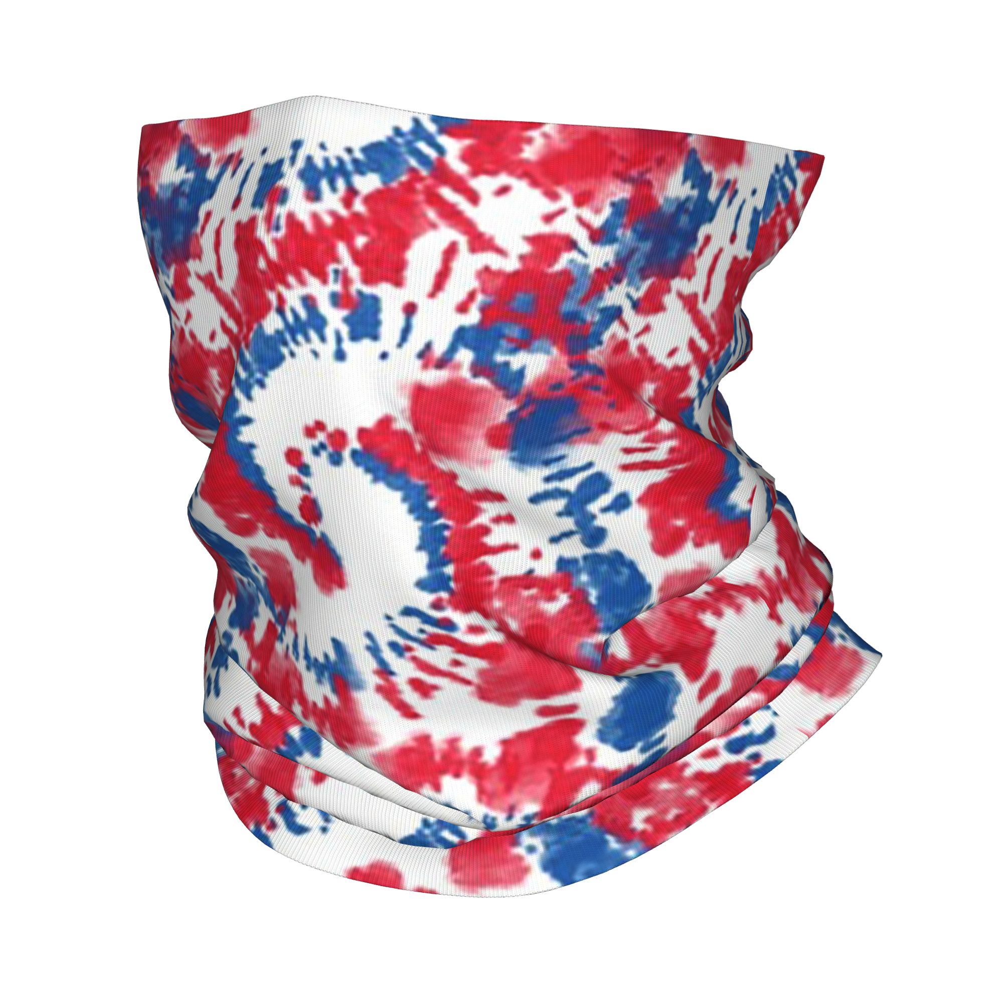 Shibori Tie Dye - Bandana Merah Motif Shibori Tie Dye,