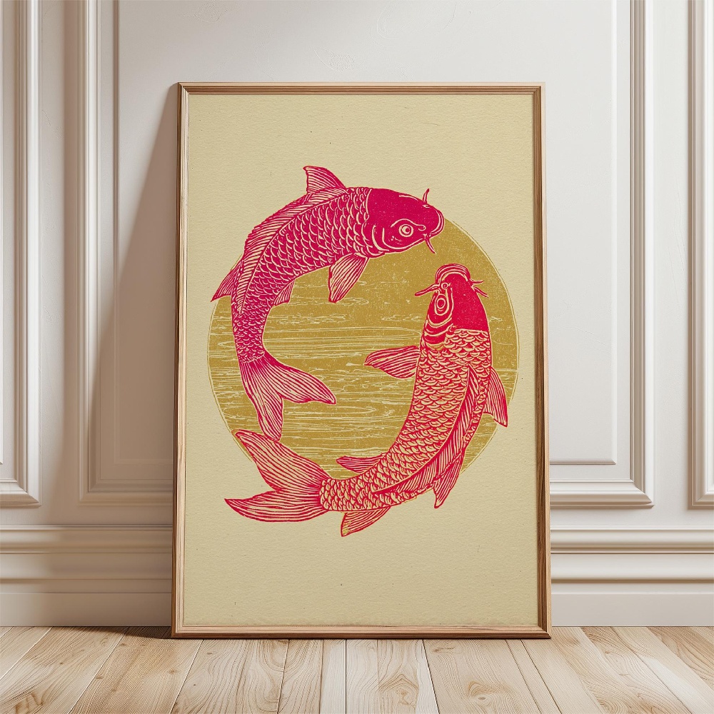Poster Ikan Mas Jepang, Poster - Japanese Zen Lifestyle ulasan dan harga