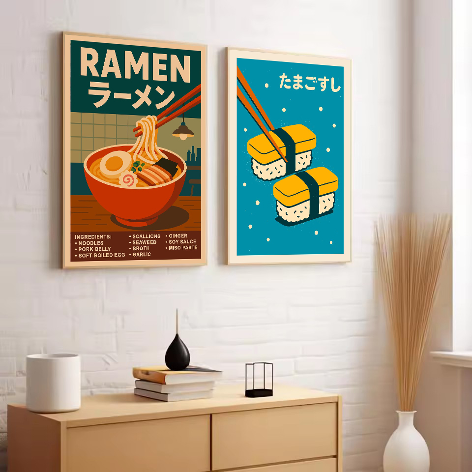 Poster Ikan Koi Ramen Kucing H - Japanese Culture Lifestyle ulasan dan harga