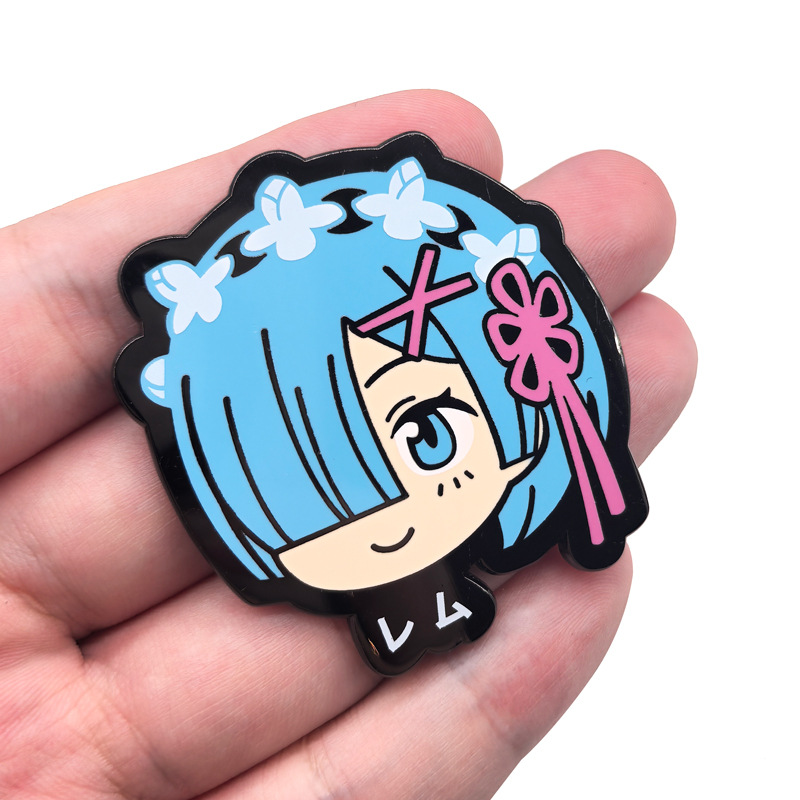 Lencana Logam Ram Rem Anime Re - Japan Lifestyle ulasan dan harga