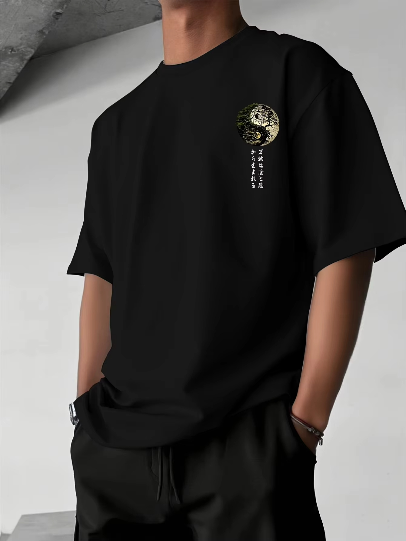 Kaos Grafis Kaligrafi Jepang P - Japanese Zen Lifestyle ulasan dan harga