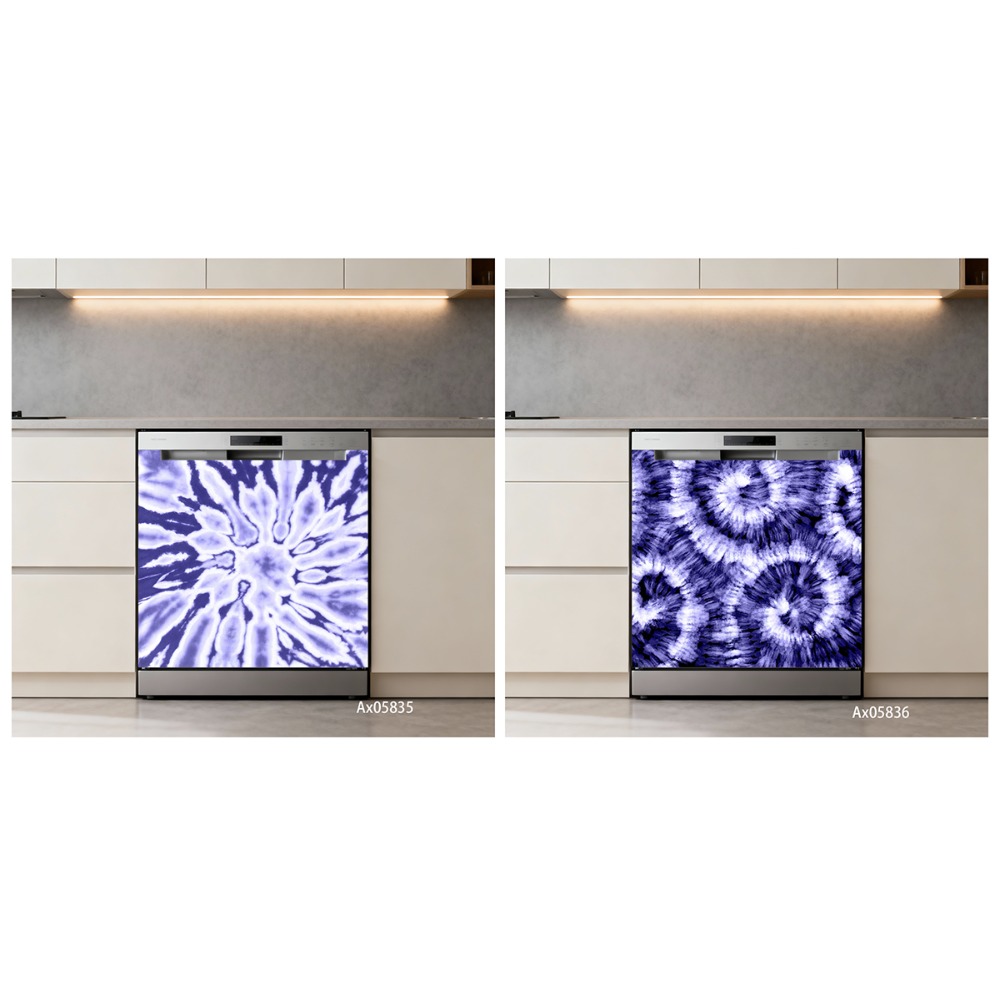 Stiker Pencuci Piring Boho Tie - Shibori Tie Dye ulasan dan harga