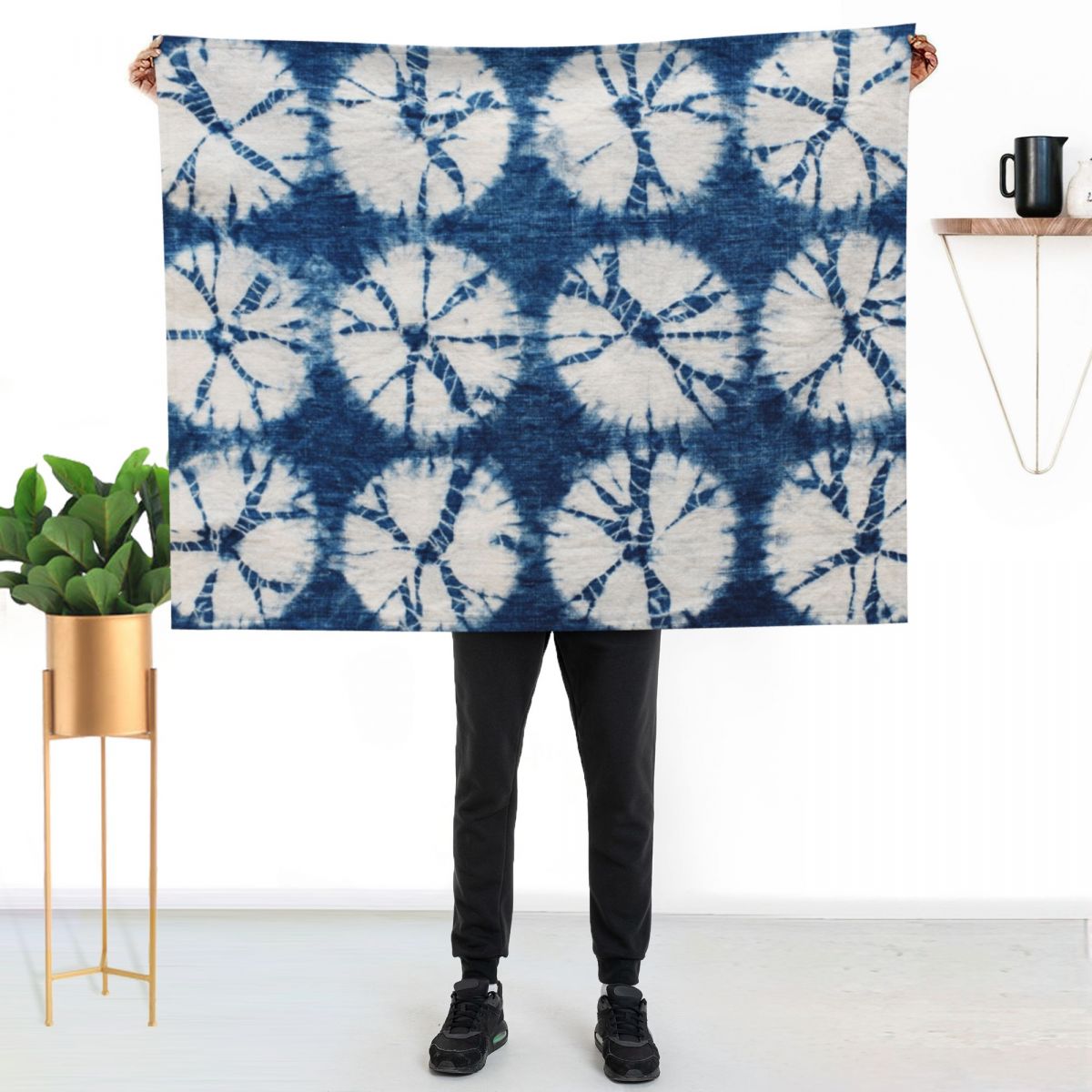 Shibori Circles, Indigo, Selim - Shibori Tie Dye ulasan dan harga