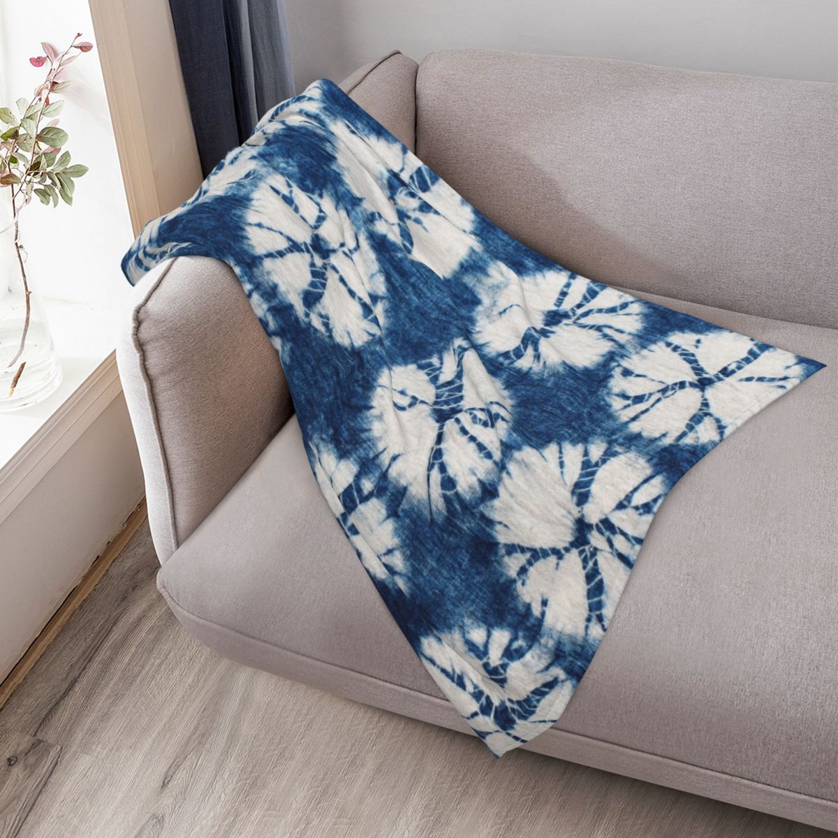 Shibori Circles, Indigo, Selim - Shibori Tie Dye ulasan dan harga