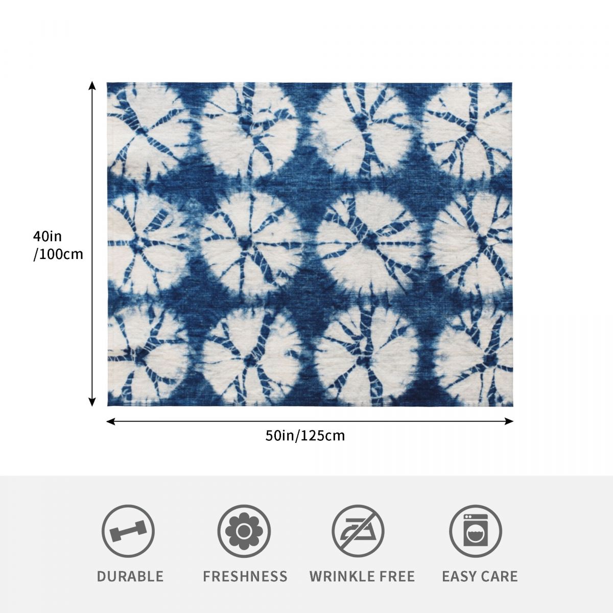 Shibori Circles, Indigo, Selim - Shibori Tie Dye ulasan dan harga