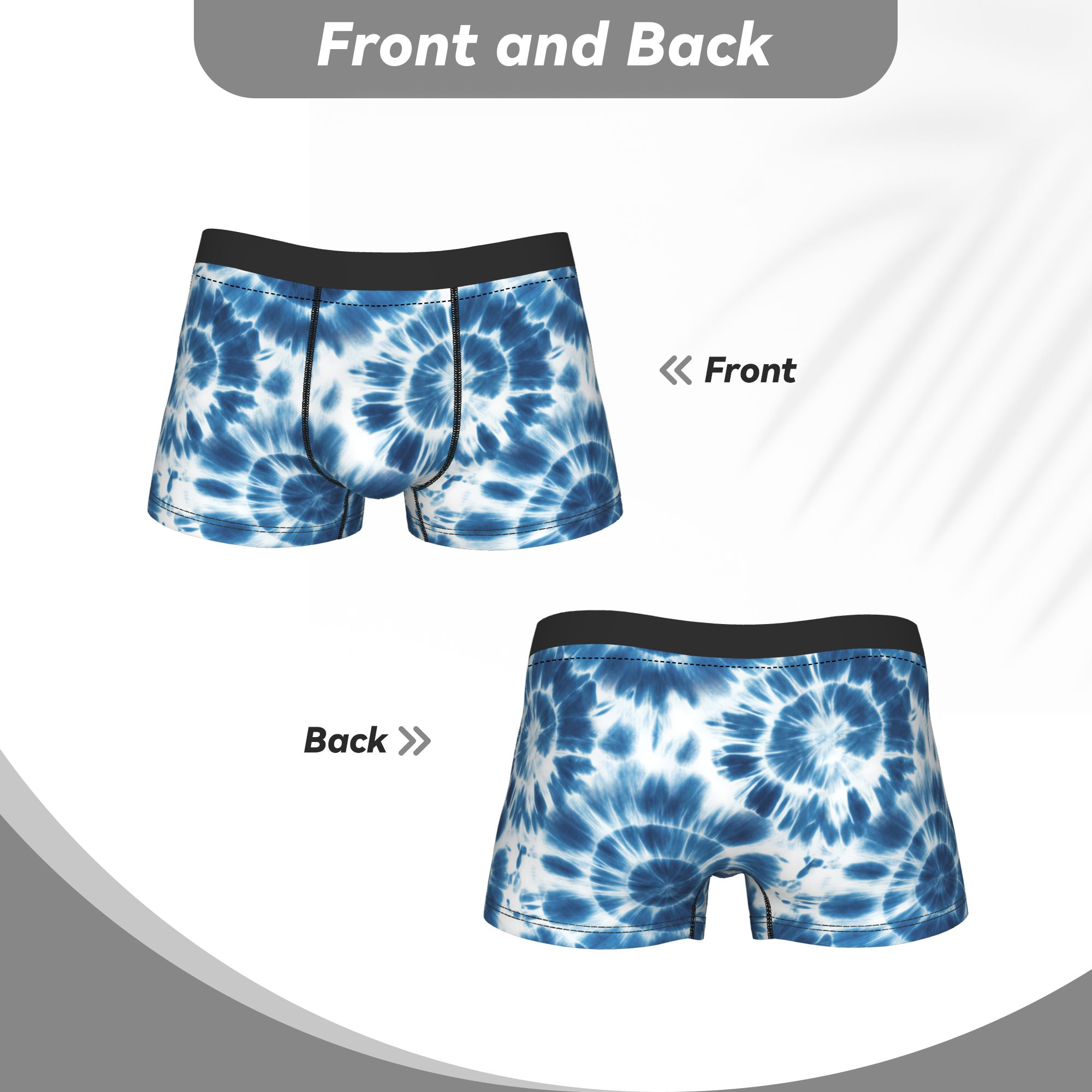 Celana Boxer Polos Motif Shibo - Shibori Tie Dye ulasan dan harga
