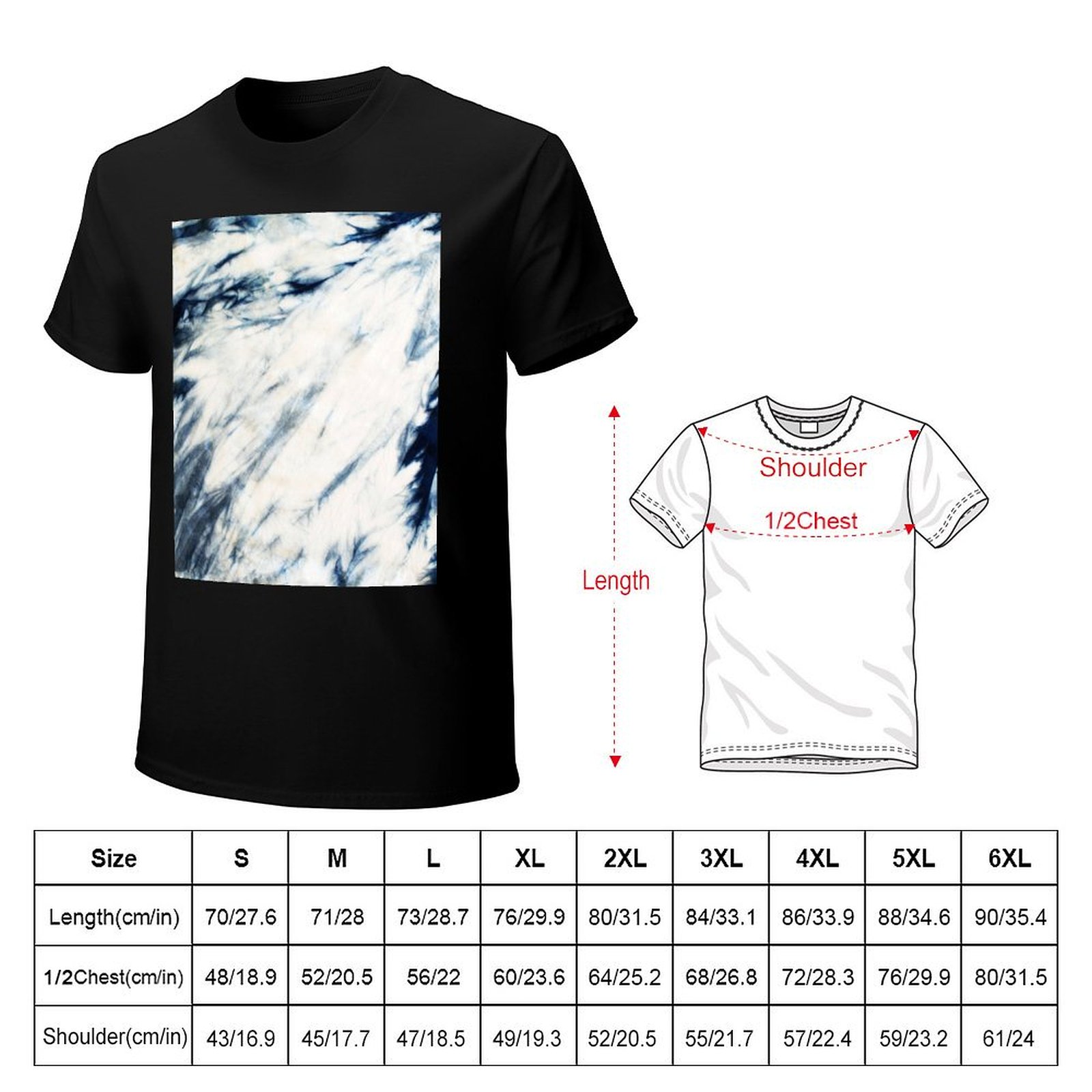 Kaos Tie Dye Motif Marmer Indi - Shibori Tie Dye ulasan dan harga