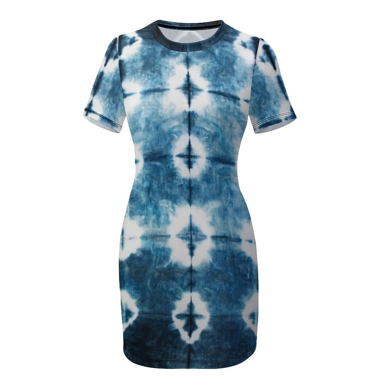 Gaun Shibori Indigo Tie Dye Le - Shibori Tie Dye ulasan dan harga