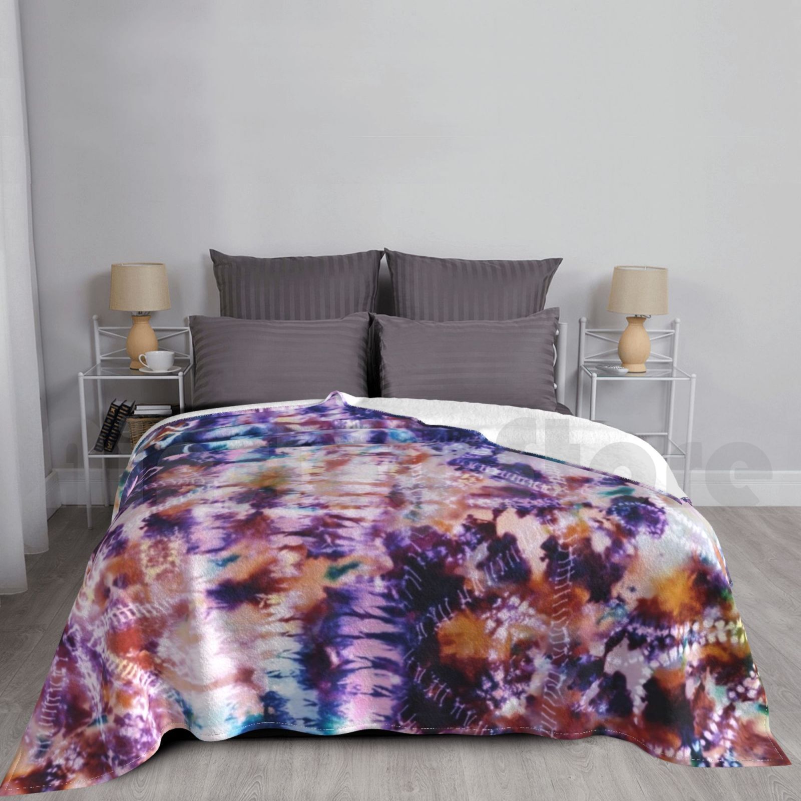 Selimut Tie-Dye Shibori Motif  - Shibori Tie Dye ulasan dan harga