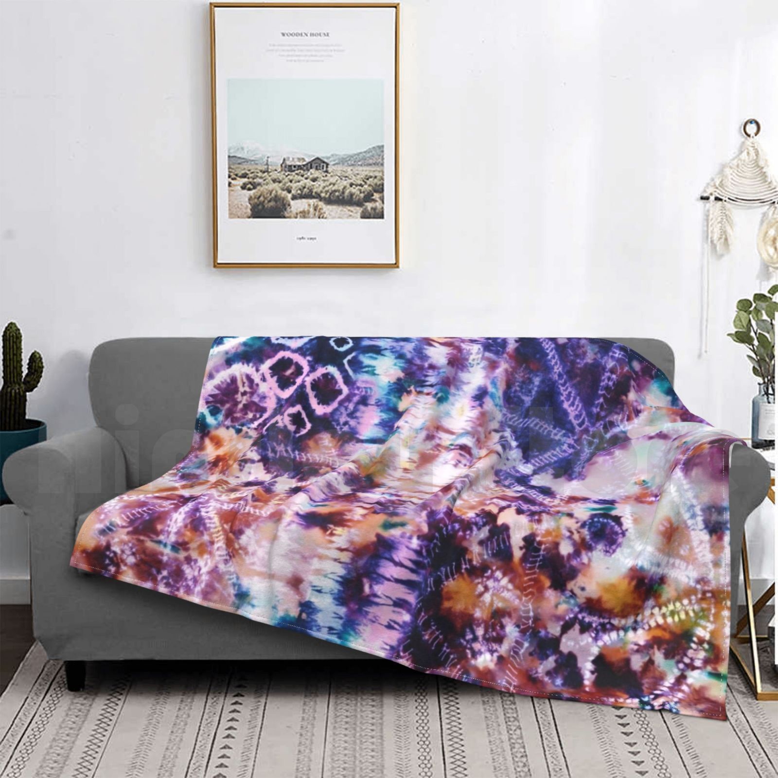 Selimut Tie-Dye Shibori Motif  - Shibori Tie Dye ulasan dan harga