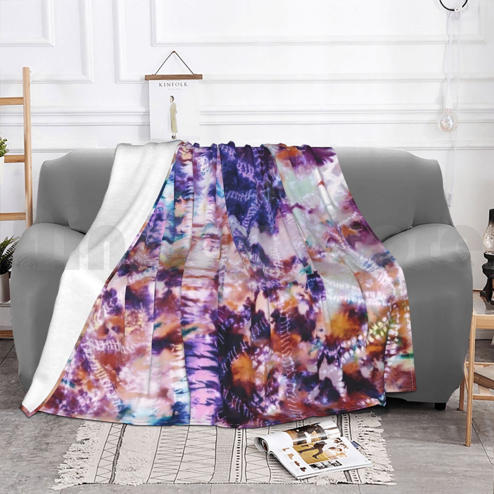 Selimut Tie-Dye Shibori Motif  - Shibori Tie Dye ulasan dan harga